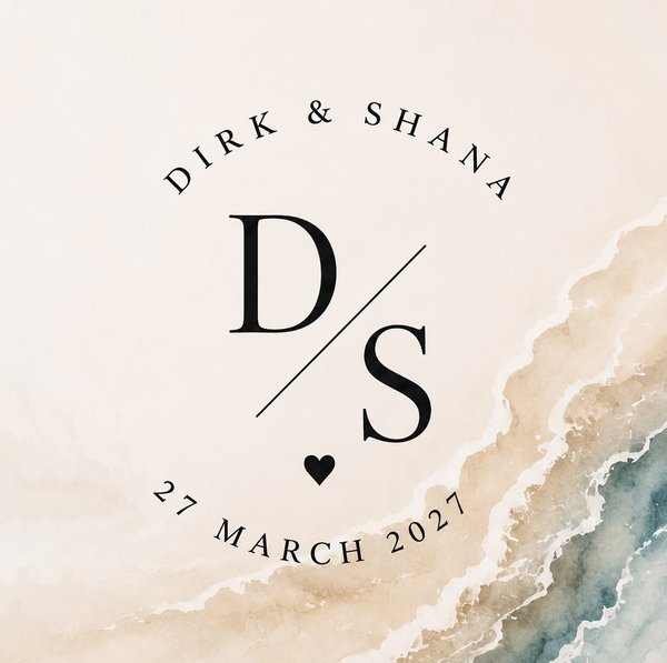 Shana and Dirk monogram